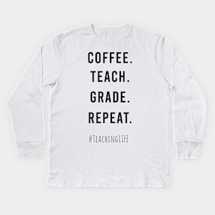 Teaching Cycle Kids Long Sleeve T-Shirt